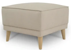 OTTO home Polsterhocker »Oland Skandi« passend zur Serie Oland Skandi, Skandi-Design, Massivholzfüße