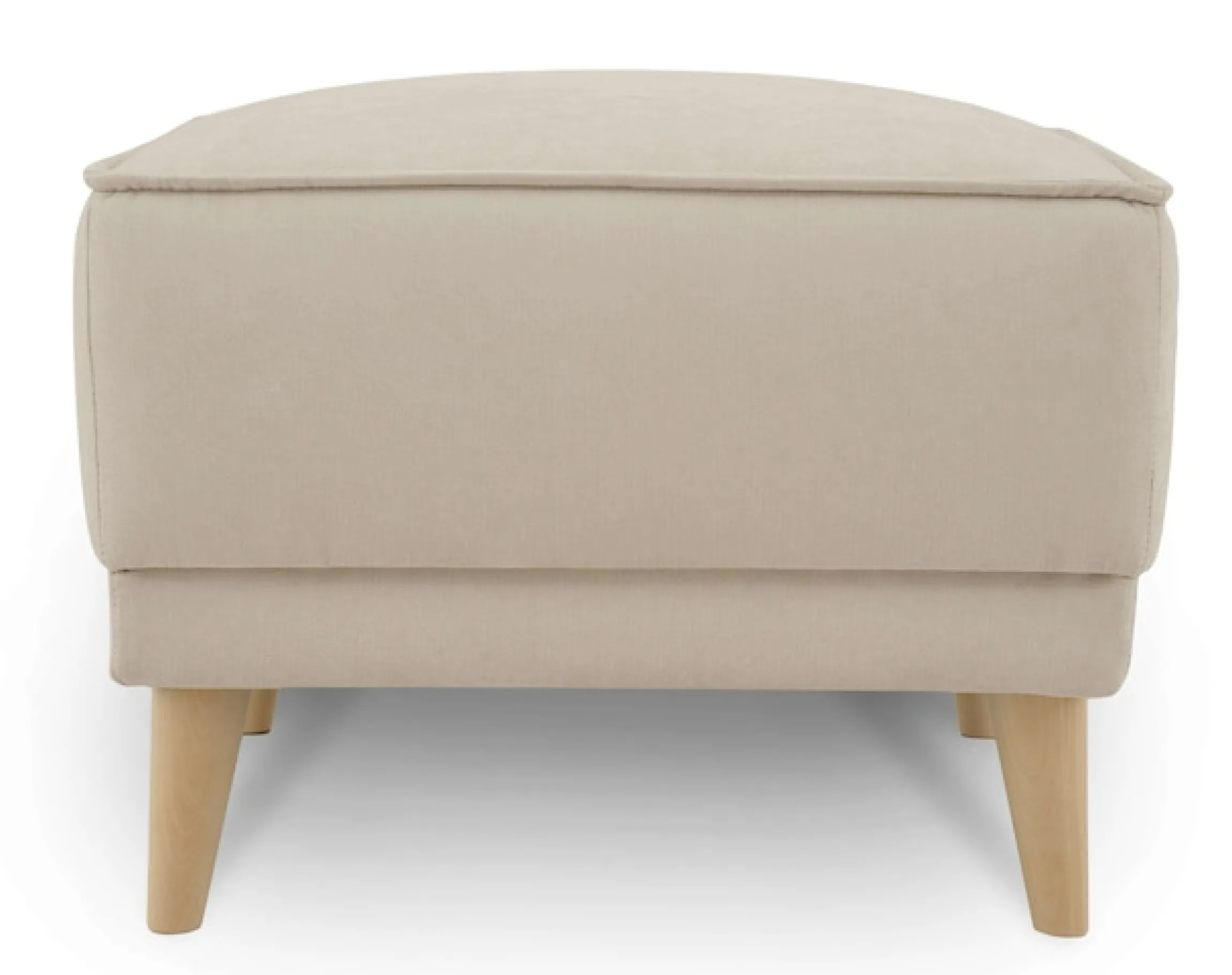 OTTO home Polsterhocker »Oland Skandi« passend zur Serie Oland Skandi, Skandi-Design, Massivholzfüße