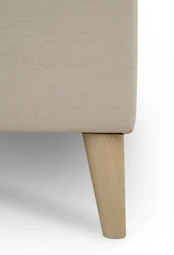 OTTO home Polsterhocker »Oland Skandi« passend zur Serie Oland Skandi, Skandi-Design, Massivholzfüße