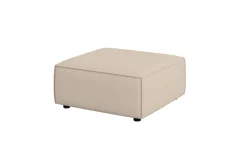 OTTO home Polsterhocker »Polsterhocker Cavan, Maße B/T/H: 90/90/42 cm« passend zur Serie, mit Wellenunterfederung, auch in Bouclé