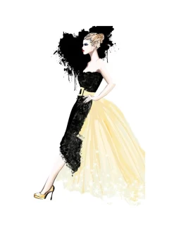 OTTO home Poster »Frau mit Kleid« Bilder von Frauen | Fashion | Frau | Herz | Herzbilder | Magazincover | Mode | Modebilder 1 Stk. tlg. HD Premium Druck