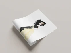 OTTO home Poster »Frau mit Kleid« Bilder von Frauen | Fashion | Frau | Herz | Herzbilder | Magazincover | Mode | Modebilder 1 Stk. tlg. HD Premium Druck