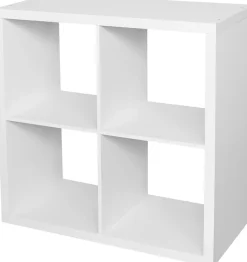 OTTO home Raumteilerregal »IZOLA, Raumteiler, Aktenregal, Würfelregal,« mit 4 Fächern, quer und hochkant stellbar,(B/T/H) 76x37x76 cm