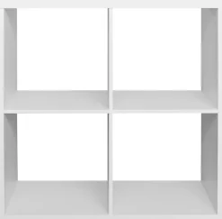 OTTO home Raumteilerregal »IZOLA, Raumteiler, Aktenregal, Würfelregal,« mit 4 Fächern, quer und hochkant stellbar,(B/T/H) 76x37x76 cm