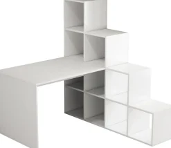 OTTO home Regal-Schreibtisch »Ciela« flexible Aufstellmöglichkeiten, wechselseitigmontierbar, B. 137 cm