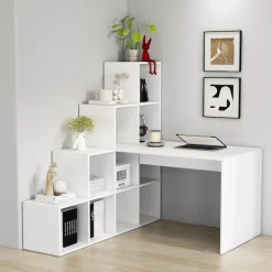 OTTO home Regal-Schreibtisch »Ciela« flexible Aufstellmöglichkeiten, wechselseitigmontierbar, B. 137 cm