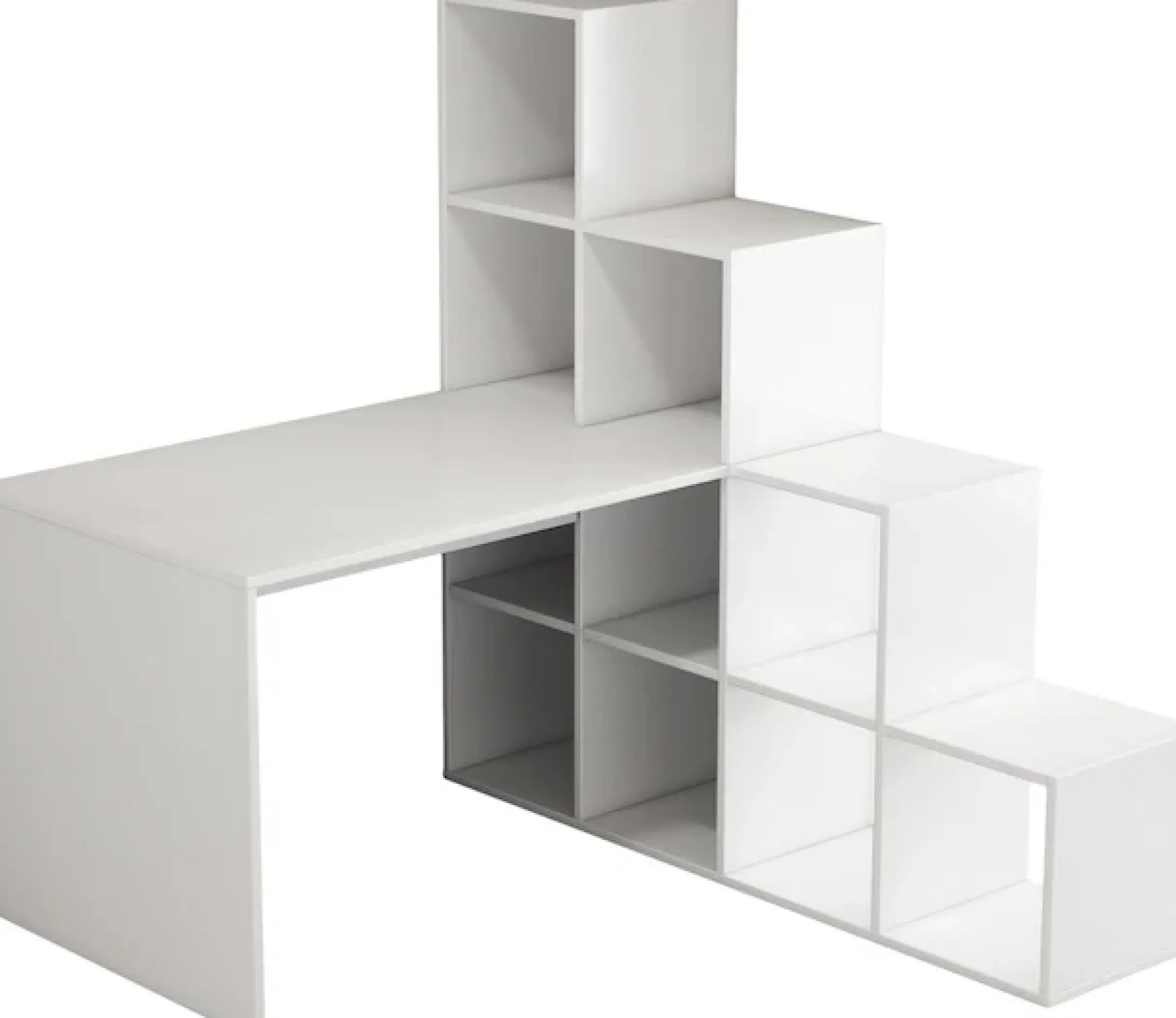 OTTO home Regal-Schreibtisch »Ciela« flexible Aufstellmöglichkeiten, wechselseitigmontierbar, B. 137 cm