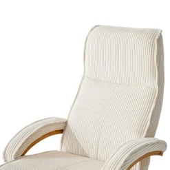 OTTO home Relaxsessel »mit Hocker PARIS neu: Cord - OTTO. Verlässliche Qualität.« Set, bestehend aus Sessel und Hocker, 2 Stk. tlg. manuelle Relaxfunktion mit Drehfunktion, neu: Cord-Bezug