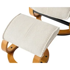 OTTO home Relaxsessel »mit Hocker PARIS neu: Cord - OTTO. Verlässliche Qualität.« Set, bestehend aus Sessel und Hocker, 2 Stk. tlg. manuelle Relaxfunktion mit Drehfunktion, neu: Cord-Bezug