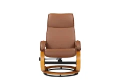 OTTO home Relaxsessel »mit Hocker PARIS Naturleder- OTTO. Verlässliche Qualität.« Set, bestehend aus Sessel und Hocker, 2 Stk. tlg. Relaxfunktion, Dreh- und Kippfunktion, Unser Dauertiefpreis