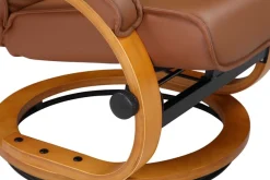 OTTO home Relaxsessel »mit Hocker PARIS Naturleder- OTTO. Verlässliche Qualität.« Set, bestehend aus Sessel und Hocker, 2 Stk. tlg. Relaxfunktion, Dreh- und Kippfunktion, Unser Dauertiefpreis