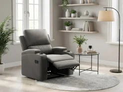 OTTO home Relaxsessel »NAPORI Lederoptik, Kinosessel, Multimedia-Sessel« TV-Sessel mit manueller u elektrischer Relaxfunktion u. Getränkehalter