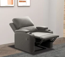 OTTO home Relaxsessel »NAPORI Lederoptik, Kinosessel, Multimedia-Sessel« TV-Sessel mit manueller u elektrischer Relaxfunktion u. Getränkehalter