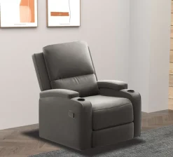 OTTO home Relaxsessel »NAPORI Lederoptik, Kinosessel, Multimedia-Sessel« TV-Sessel mit manueller u elektrischer Relaxfunktion u. Getränkehalter