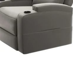 OTTO home Relaxsessel »NAPORI Lederoptik, Kinosessel, Multimedia-Sessel« TV-Sessel mit manueller u elektrischer Relaxfunktion u. Getränkehalter