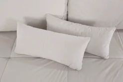 OTTO home Schlafsofa »Berlin, B: 218 cm, Liegel. 160x198 cm, Boxspring« Dauerschlafsofa mit Boxspring inklusive 2 Zierkissen & Bettkasten