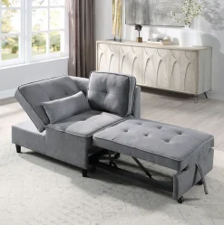 OTTO home Schlafsofa »Freddy, Loungesessel, Gästebett, Problemlöser« wandelbar zum Loungesessel, Relaxliege und Gästebett, inkl. Kissen