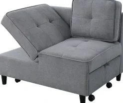 OTTO home Schlafsofa »Freddy, Loungesessel, Gästebett, Problemlöser« wandelbar zum Loungesessel, Relaxliege und Gästebett, inkl. Kissen