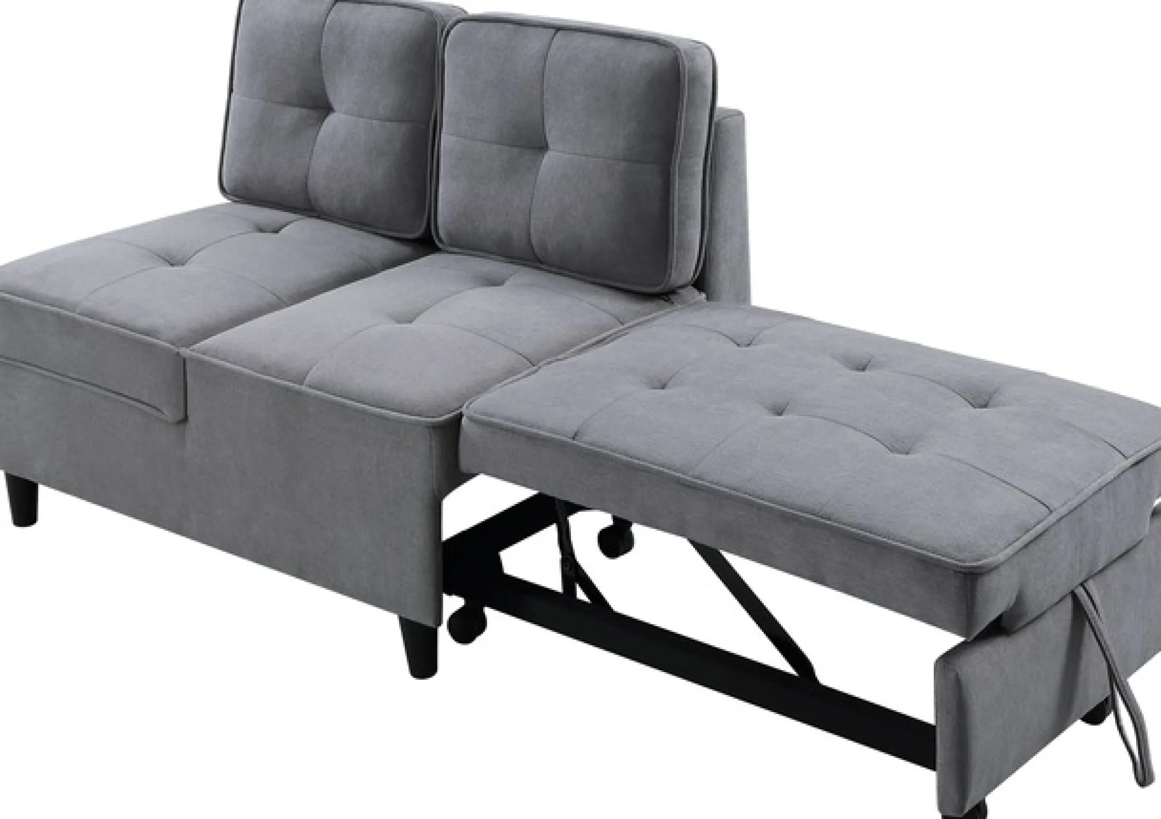 OTTO home Schlafsofa »Freddy, Loungesessel, Gästebett, Problemlöser« wandelbar zum Loungesessel, Relaxliege und Gästebett, inkl. Kissen