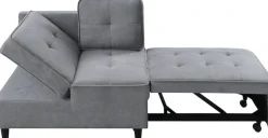 OTTO home Schlafsofa »Freddy, Loungesessel, Gästebett, Problemlöser« wandelbar zum Loungesessel, Relaxliege und Gästebett, inkl. Kissen