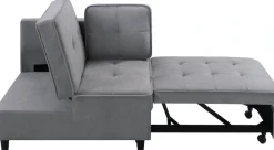 OTTO home Schlafsofa »Freddy, Loungesessel, Gästebett, Problemlöser« wandelbar zum Loungesessel, Relaxliege und Gästebett, inkl. Kissen