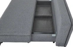 OTTO home Schlafsofa »JANNIKO Feinstruktur, Breite: 193 cm, Liegefläche 124x193 cm« mit Bettfunktion & Bettkasten, Matten-Polsterung