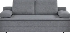 OTTO home Schlafsofa »JANNIKO Feinstruktur, Breite: 193 cm, Liegefläche 124x193 cm« mit Bettfunktion & Bettkasten, Matten-Polsterung