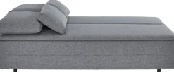 OTTO home Schlafsofa »JANNIKO Feinstruktur, Breite: 193 cm, Liegefläche 124x193 cm« mit Bettfunktion & Bettkasten, Matten-Polsterung