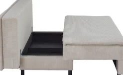 OTTO home Schlafsofa »JANNIKO Cord, Breite: 193 cm, Liegefläche 124x193 cm, softer Cord« mit Bettfunktion & Bettkasten