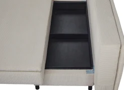 OTTO home Schlafsofa »JANNIKO Cord, Breite: 193 cm, Liegefläche 124x193 cm, softer Cord« mit Bettfunktion & Bettkasten