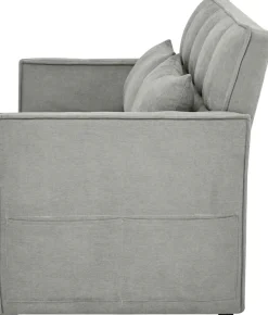 OTTO home Schlafsofa »STEFFO, 159 cm, 2-Sitzer, mit verstellbarer Rückenlehne« Klappmechanismus, Feinstruktur-Bezug, natürliche Farben