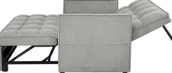 OTTO home Schlafsofa »STEFFO, 159 cm, 2-Sitzer, mit verstellbarer Rückenlehne« Klappmechanismus, Feinstruktur-Bezug, natürliche Farben