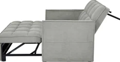 OTTO home Schlafsofa »STEFFO, 159 cm, 2-Sitzer, mit verstellbarer Rückenlehne« Klappmechanismus, Feinstruktur-Bezug, natürliche Farben