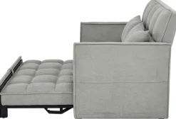 OTTO home Schlafsofa »STEFFO, 159 cm, 2-Sitzer, mit verstellbarer Rückenlehne« Klappmechanismus, Feinstruktur-Bezug, natürliche Farben