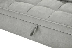 OTTO home Schlafsofa »STEFFO, 159 cm, 2-Sitzer, mit verstellbarer Rückenlehne« Klappmechanismus, Feinstruktur-Bezug, natürliche Farben