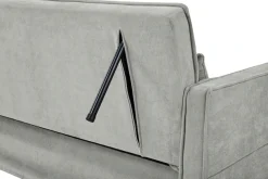 OTTO home Schlafsofa »STEFFO, 159 cm, 2-Sitzer, mit verstellbarer Rückenlehne« Klappmechanismus, Feinstruktur-Bezug, natürliche Farben