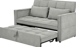 OTTO home Schlafsofa »STEFFO, 159 cm, 2-Sitzer, mit verstellbarer Rückenlehne« Klappmechanismus, Feinstruktur-Bezug, natürliche Farben