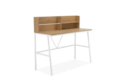 OTTO home Schreibtisch »Jaxson« 1 Stk. tlg. weißes Gestell aus Metall,Breite 120 cm