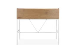 OTTO home Schreibtisch »Jaxson« 1 Stk. tlg. weißes Gestell aus Metall,Breite 120 cm