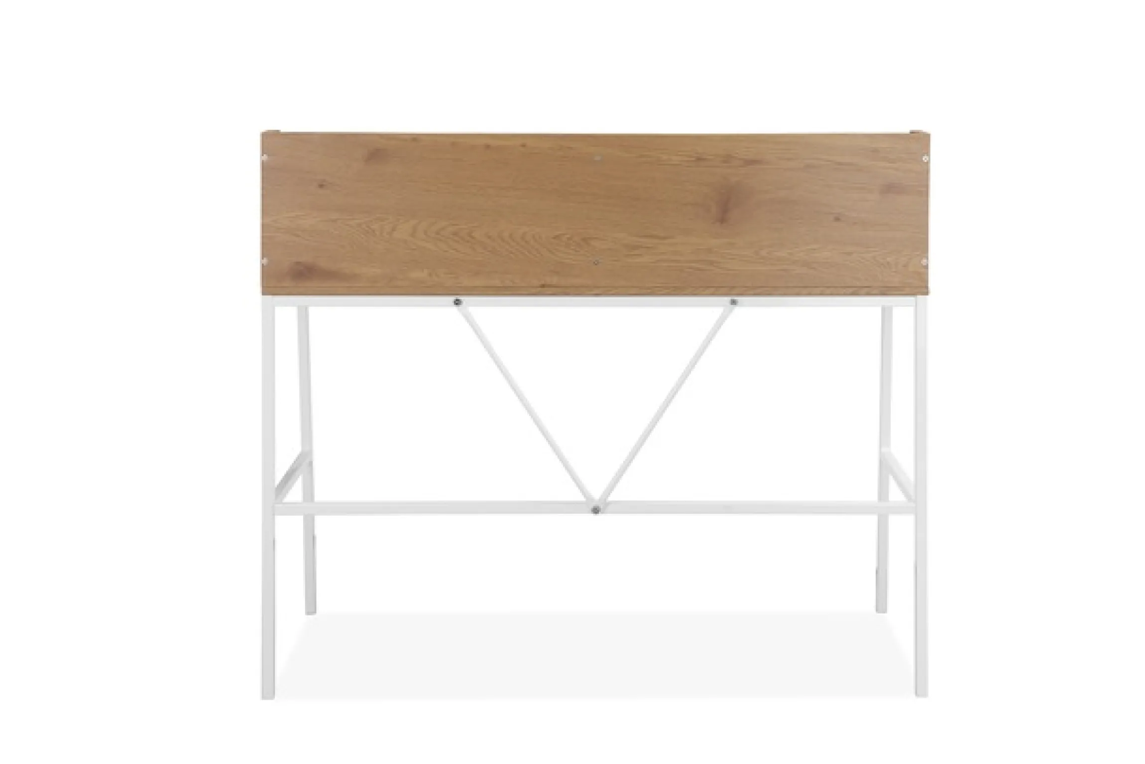 OTTO home Schreibtisch »Jaxson« 1 Stk. tlg. weißes Gestell aus Metall,Breite 120 cm