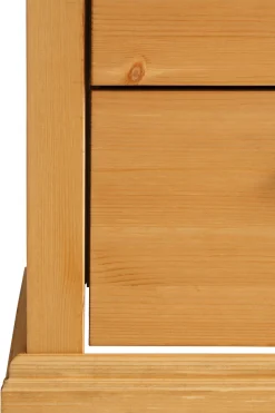 OTTO home Schreibtisch »Konrad« aus zertifiziertem Massivholz, mit Schubladen, Breite 129 cm