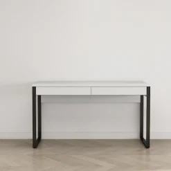 OTTO home Schreibtisch »Moid, Computertisch im modernen Design,« Breite 120/140/160 cm, mit Metallbeinen & Schublade