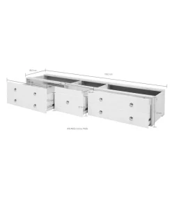 OTTO home Schubkasten »Hugo, Bettkastenmodul mit 3 Schubladen für eine Bettseite« für das gleichnamige Massivholzbett, massive Kiefer, FSC®