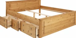 OTTO home Schubkasten »Hugo, Bettkastenmodul mit 3 Schubladen für eine Bettseite« für das gleichnamige Massivholzbett, massive Kiefer, FSC®