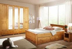 OTTO home Schubkasten »Hugo, Bettkastenmodul mit 3 Schubladen für eine Bettseite« für das gleichnamige Massivholzbett, massive Kiefer, FSC®