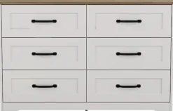 OTTO home Schubkastenkommode »Emmilia Sideboard Schubladenschrank Wäscheschrank im Landhaus Design« Scandi Design mit 6 Schubladen für viel Stauraum im Schlafzimmer,Schrankkommode in hochwertiger Qualität