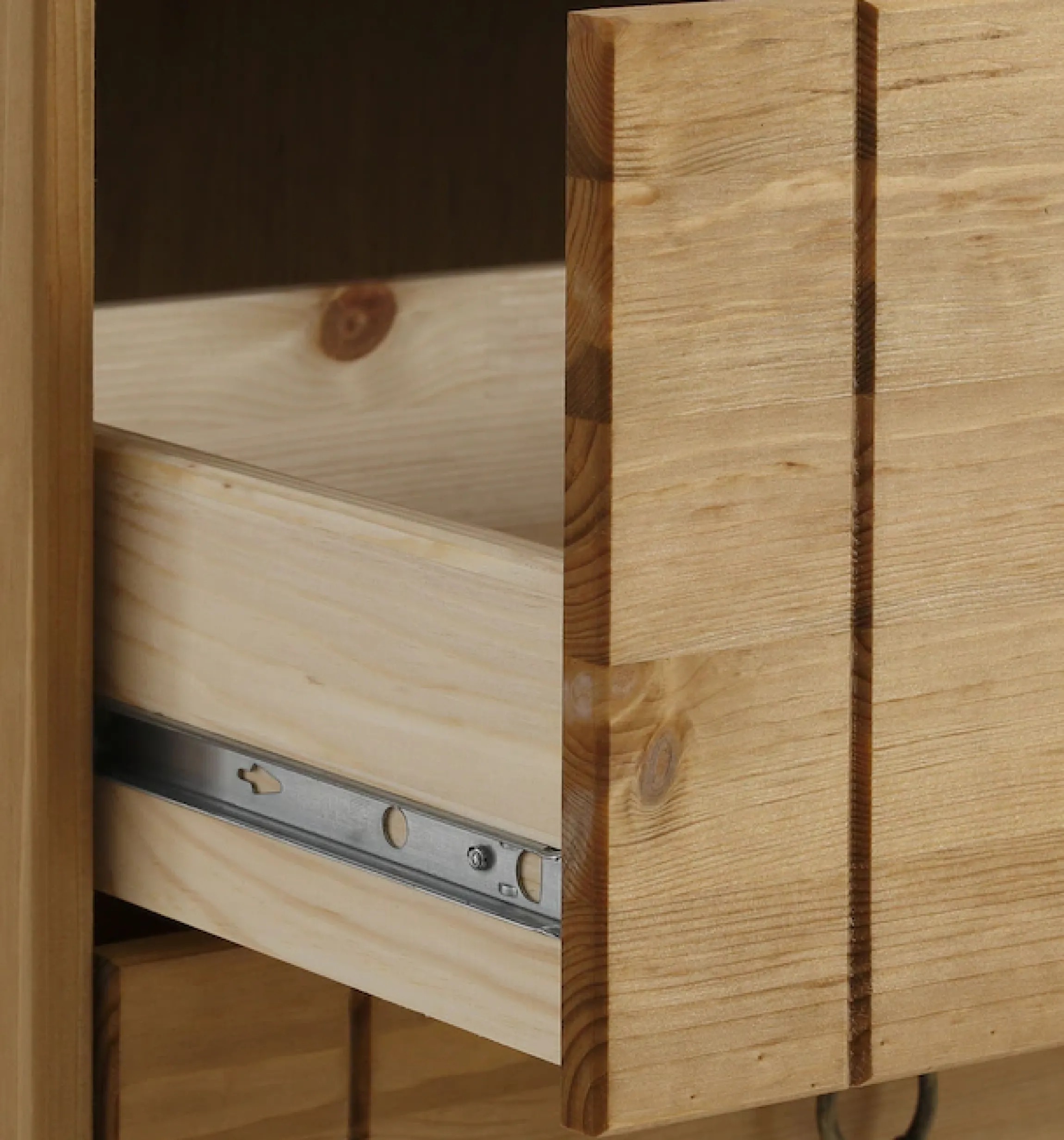 OTTO home Schubkastenkommode »Indra« aus massiver Kiefer, mit 3 Schubladen, Breite: 100 cm