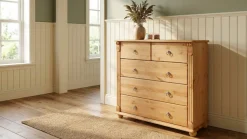OTTO home Schubkastenkommode »Tessin« aus massiver, FSC zertifizierter Kiefer, mit 5 Schubladen