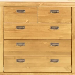 OTTO home Schubkastenkommode »Madrid« aus massiver Kiefer mit 5 Schubladen, 90cm breit