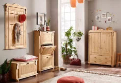 OTTO home Schuhbank »Adele« Breite 80 cm, Sitzhöhe 45 cm, aus massiver Kiefer, FSC®